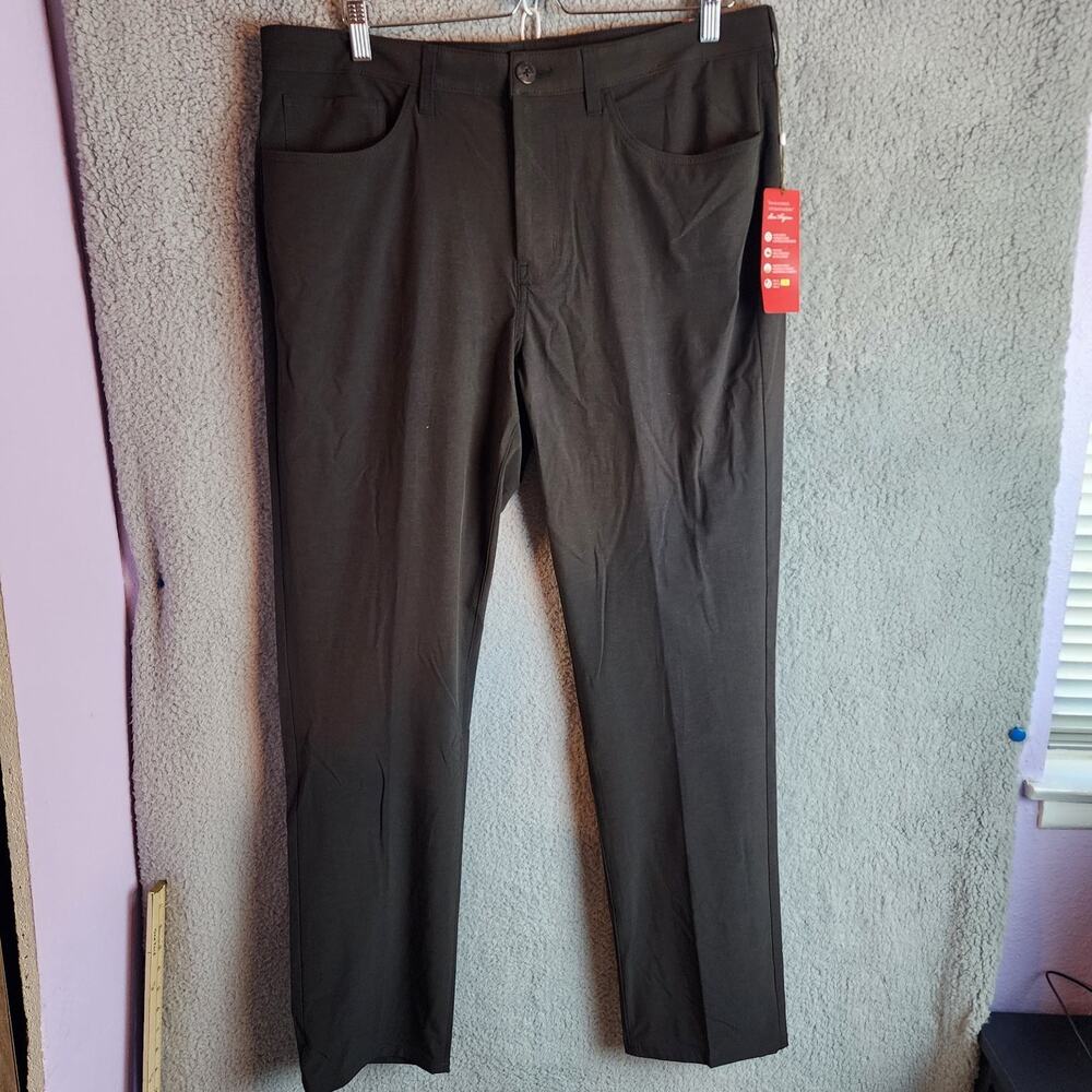 Ben Hogan 5 Pocket Golf Pants Men's 36x32 Polyester Cotton Elastane NWT